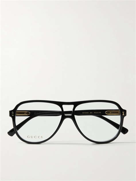 gucci aviator eyeglasses.